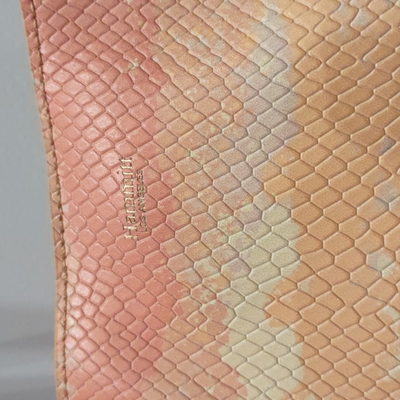 Hammitt Oliver Pink Gold Pumpkin Himalayan snake purse Shoulder FALL Handbag NEW - Picture 3 of 8